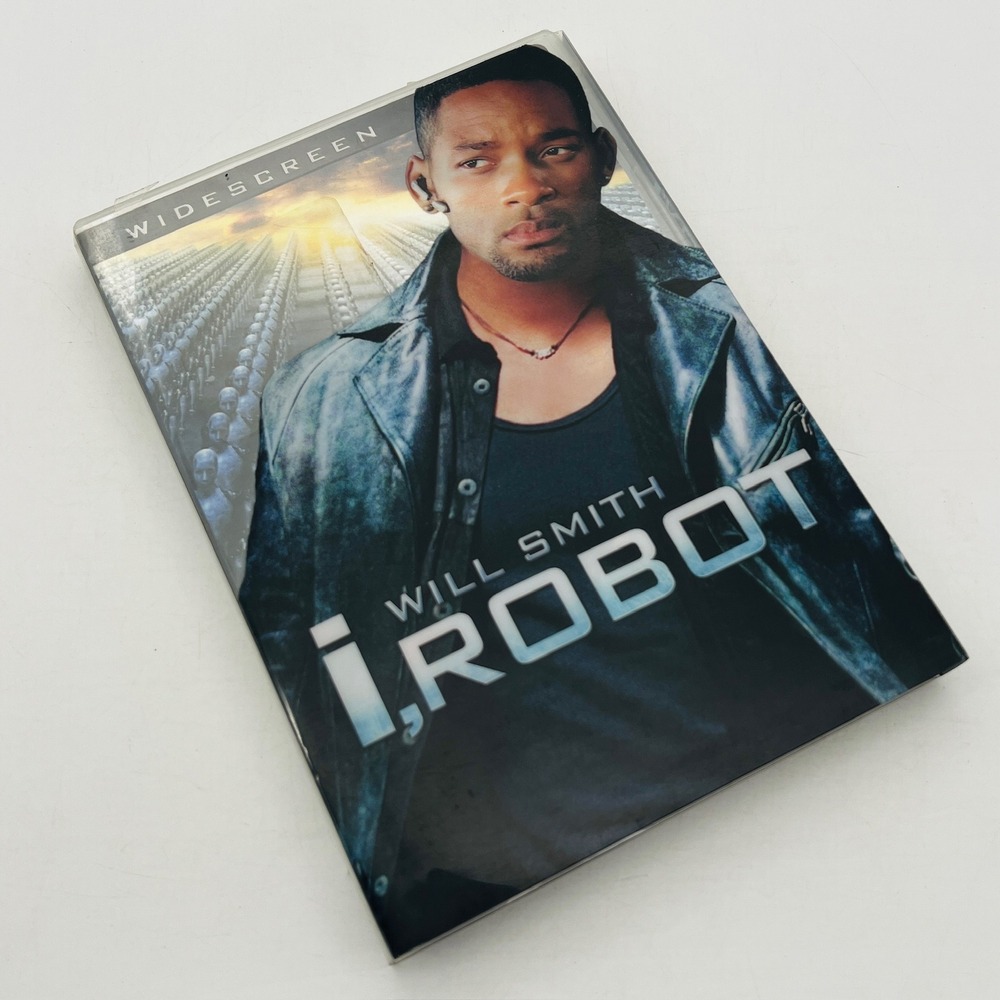 I Robot DVD Will Smith Widescreen Edition with Slipcover Sci-Fi Action Movie